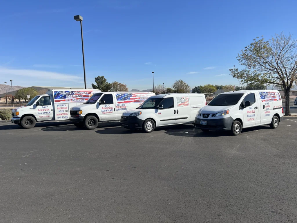 miguels mobile mechanic service vehicle fleet