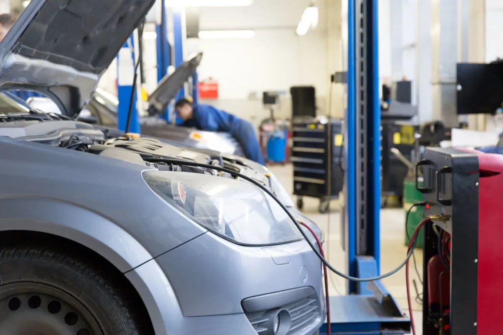 auto ac freeon fill ac service